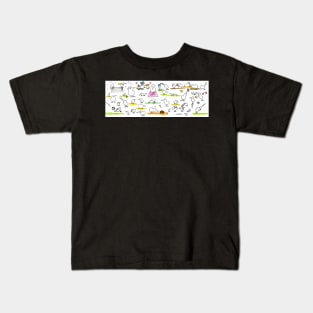 Funny Kiwi Birds Kids T-Shirt